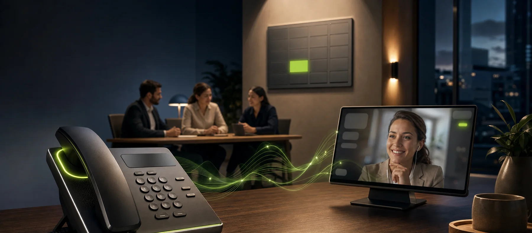 Dashboard of an AI receptionist answering business calls and booking appointments